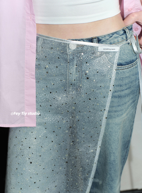 feytiy  叠搭外穿微透蕾丝纱裙帘子屁帘子白色韩国春夏半身裙