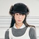 feytiy 设计感毛绒修饰脸型百搭棒球帽护耳保暖雷锋帽飞行帽秋冬
