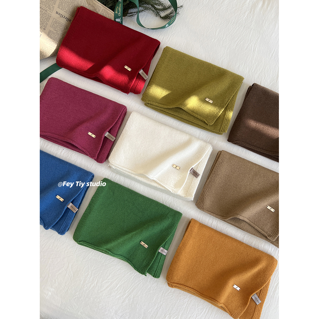 升级澳洲纯羊毛围巾秋冬保暖围脖