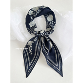 屁帘百搭藏蓝酒红 三角巾披肩春秋新款 feytiy 复古时髦多功能丝巾