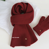 feytiy 澳洲羊毛 亲肤保暖围巾高定礼物秋冬保暖百搭针织围脖男女