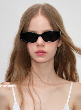 feytiy 时髦复古墨镜超显脸小潮酷辣妹简约夏太阳镜男女防紫外线