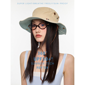 feytiy 纯棉透气盆帽春夏季 户外遮阳时髦百搭休闲渔夫帽日系男女