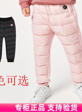 儿童羽绒裤轻薄保暖外穿加绒冬款