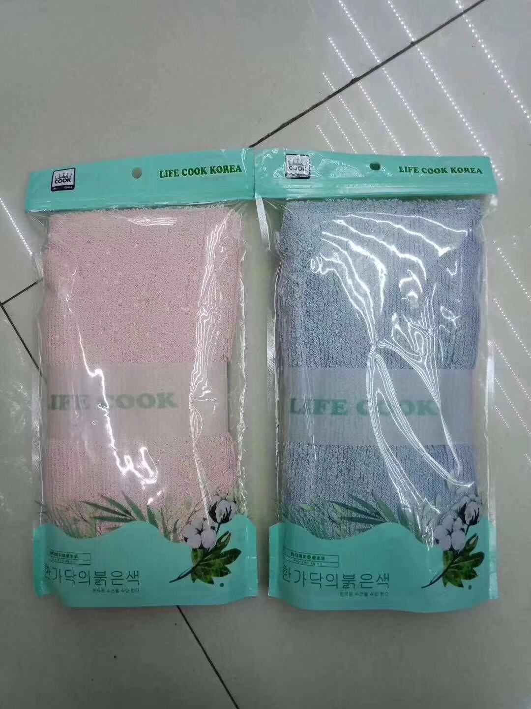 韩国进口LIFE COOK毛巾纯色洗脸家用纯棉面巾柔软亲肤吸水擦脸巾