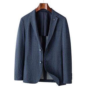 点缀平驳领舒适弹力休闲西服男式 新款 一线撤柜撤标秋季 直播专享