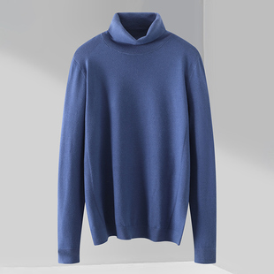 毛衣男士帅气新款韩版潮流宽松针织衫学生高领纯色线衣休闲毛衫