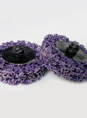 3M30147紫金刚原装扭矩砂碟片50.8mm打磨头XCS高效去毛刺除锈抛光