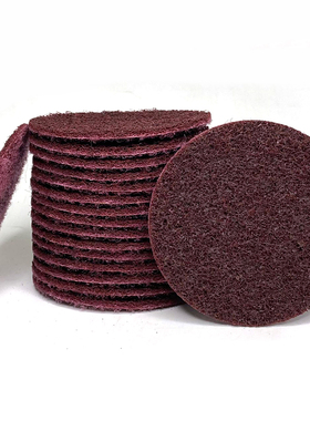 正品3m 07451汽车专业打磨红色亚麻尼龙片4寸 7451背绒扭矩砂碟片