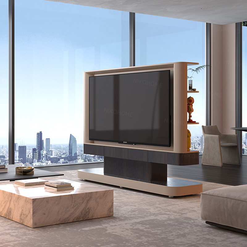 尼克爱家可双面使用移动电视柜