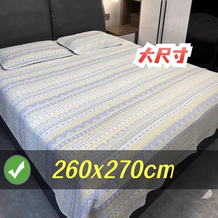 a类纯棉六层纱布床单热卖 大尺寸 花型床盖 260x270cm