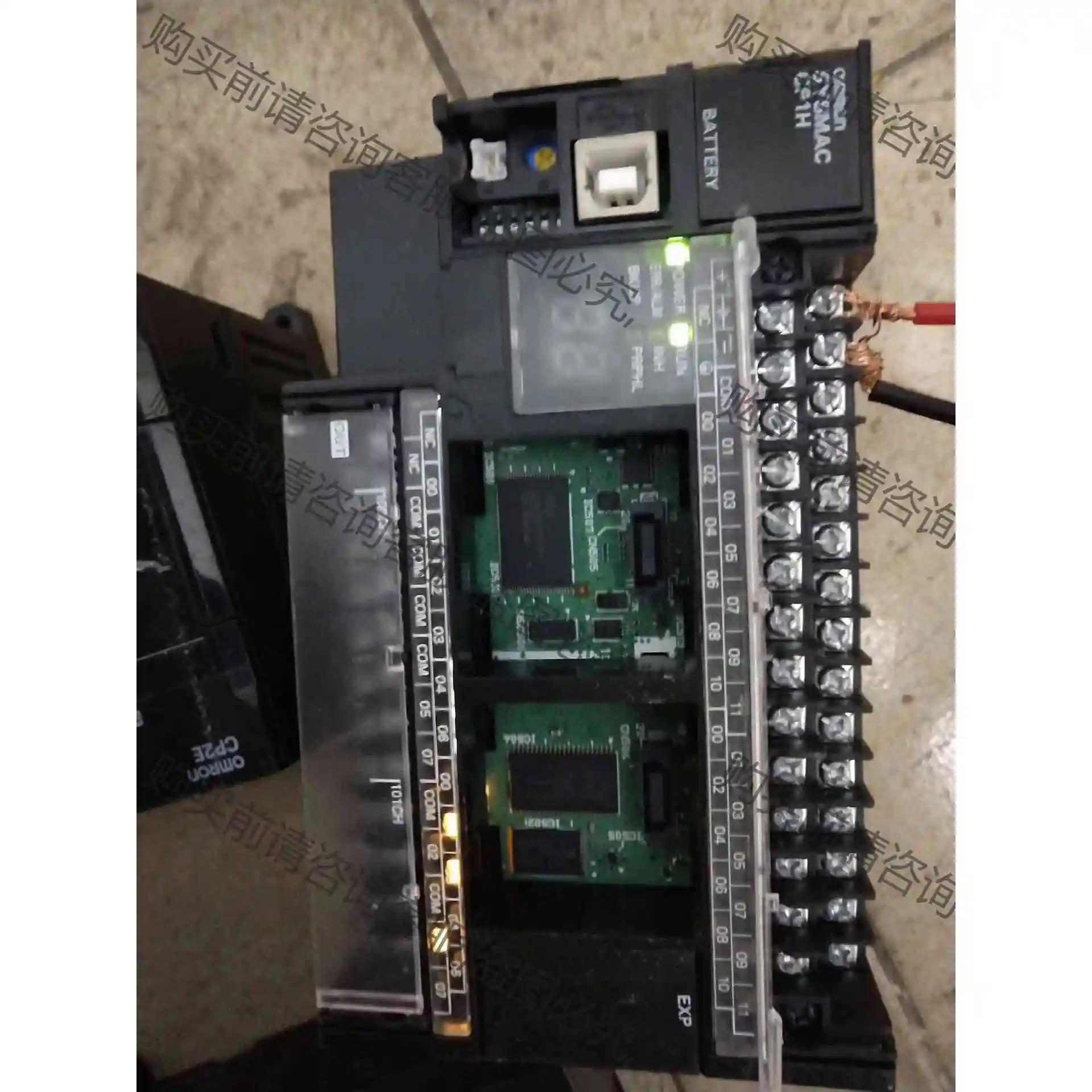 欧姆longPLC，CP1H-X40TD-D-SC-3台，一起6台 议价 品质保证