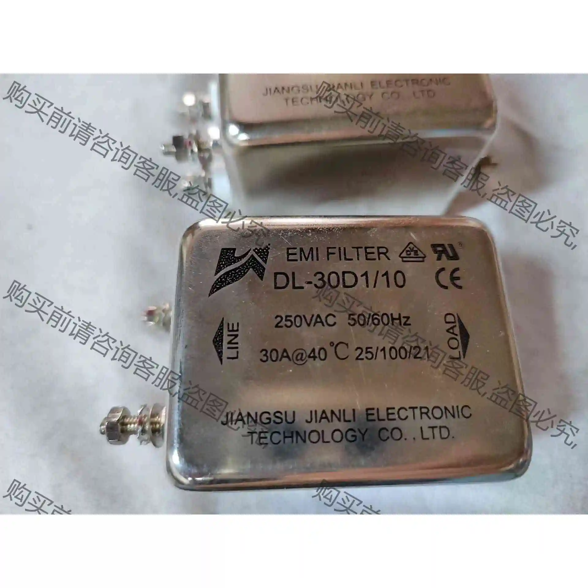 拆机:DL-30D1 10,250V 30A 坚力 电源滤波 议价 品质保证