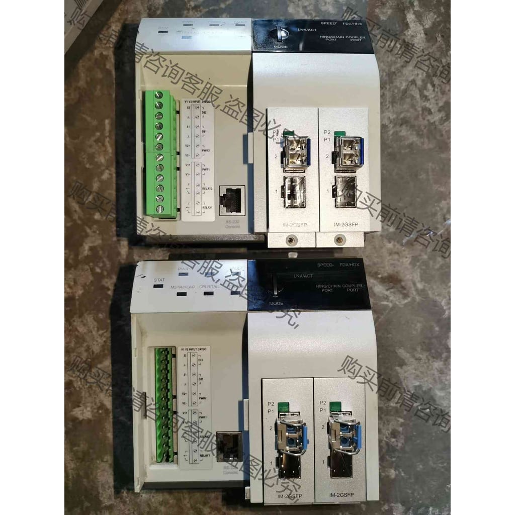 功能正常议价 MAXA摩莎EDS-72810G交换机主机，带IM-2GSF