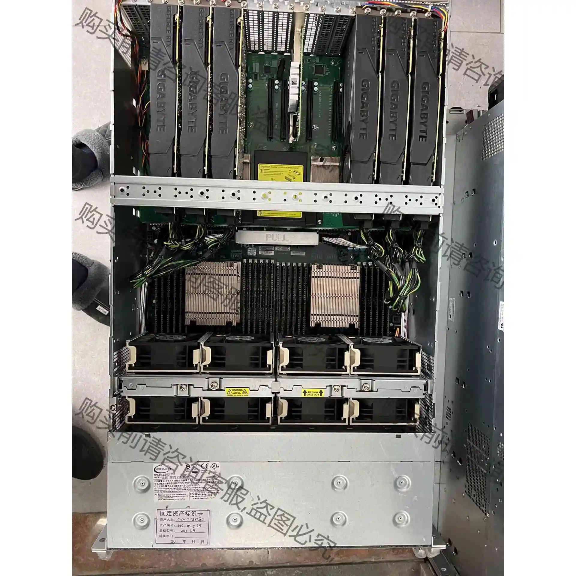 8路GPU服务器主机超微4028GR-TR深度学习工作站 人 议价 品质保证