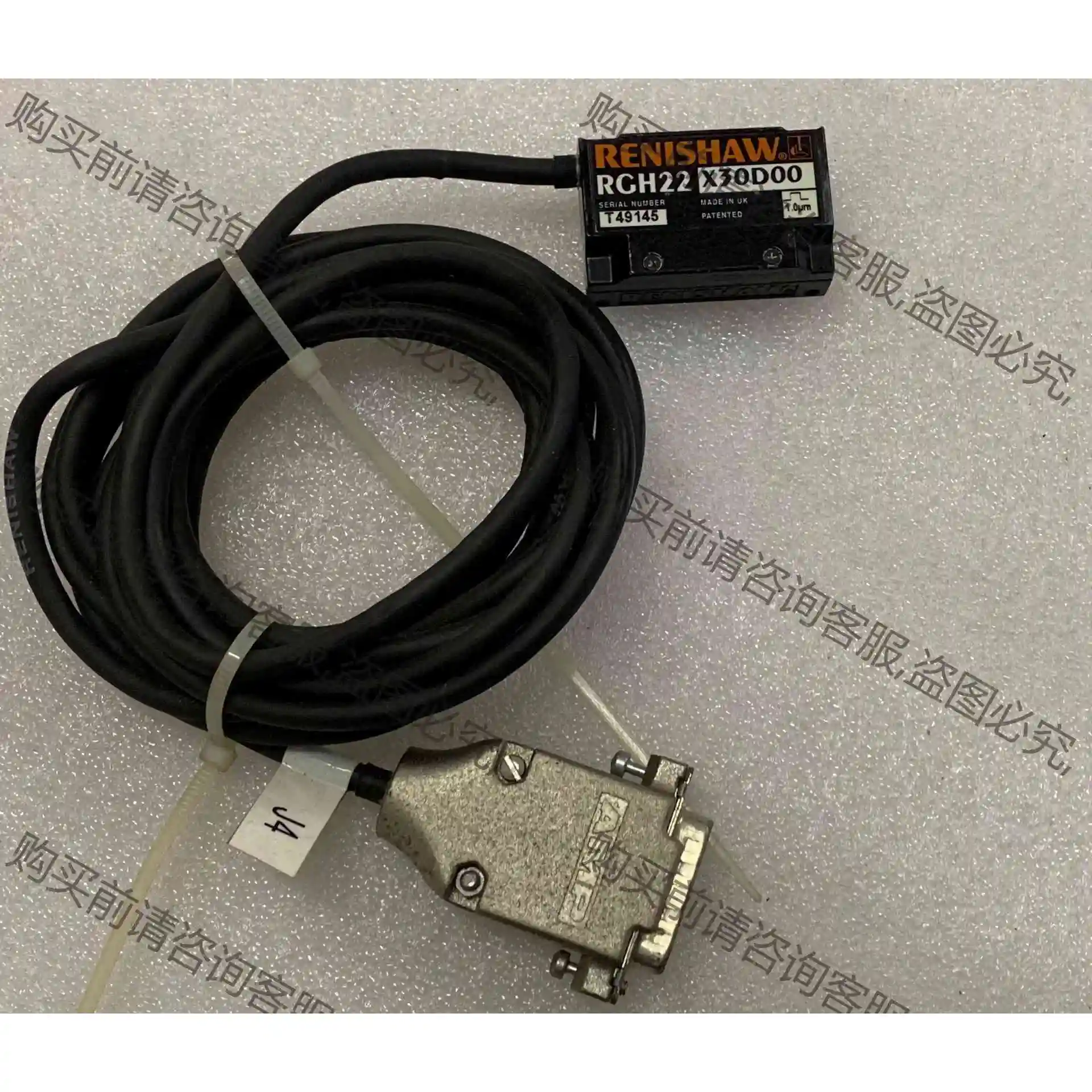 拆机雷尼绍读数头RGH22X30D00，一个如图，线长3米无 议价 品质保