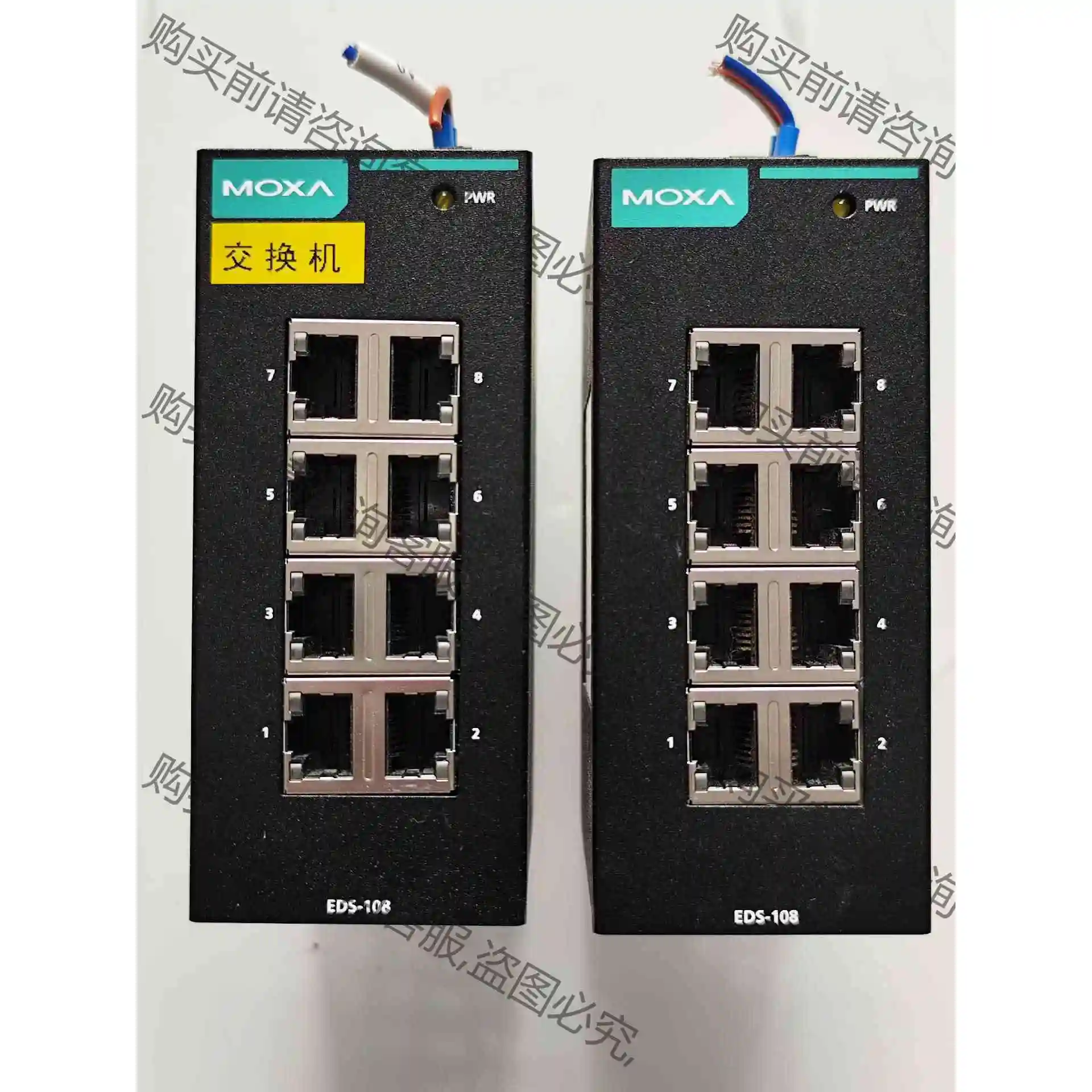 EDS-108摩莎MOXA工业交换8口以太网交换非网管型 1 议价 品质保证