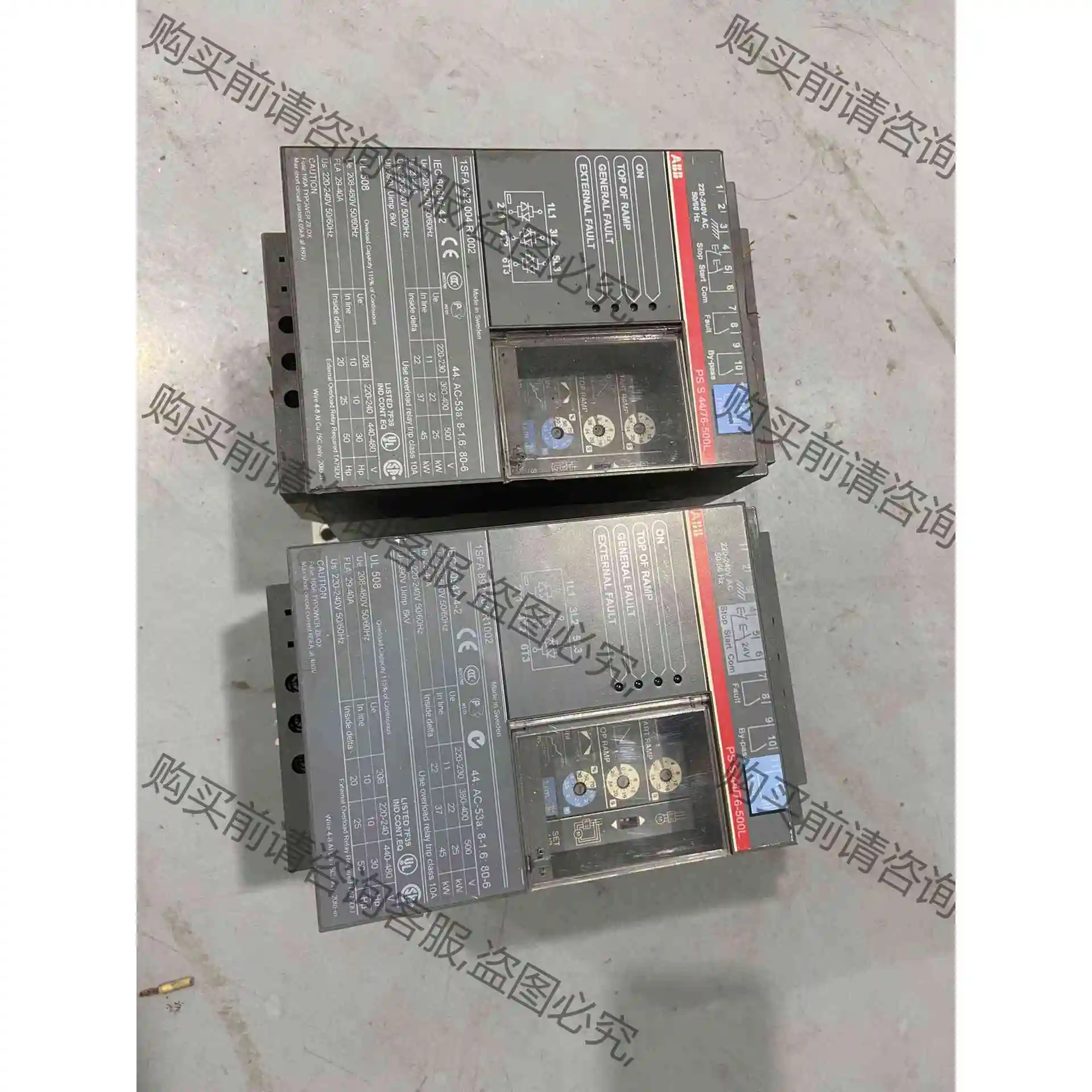 AB变频器软启动原装拆机PSS44/76-500L 议价 品质保证