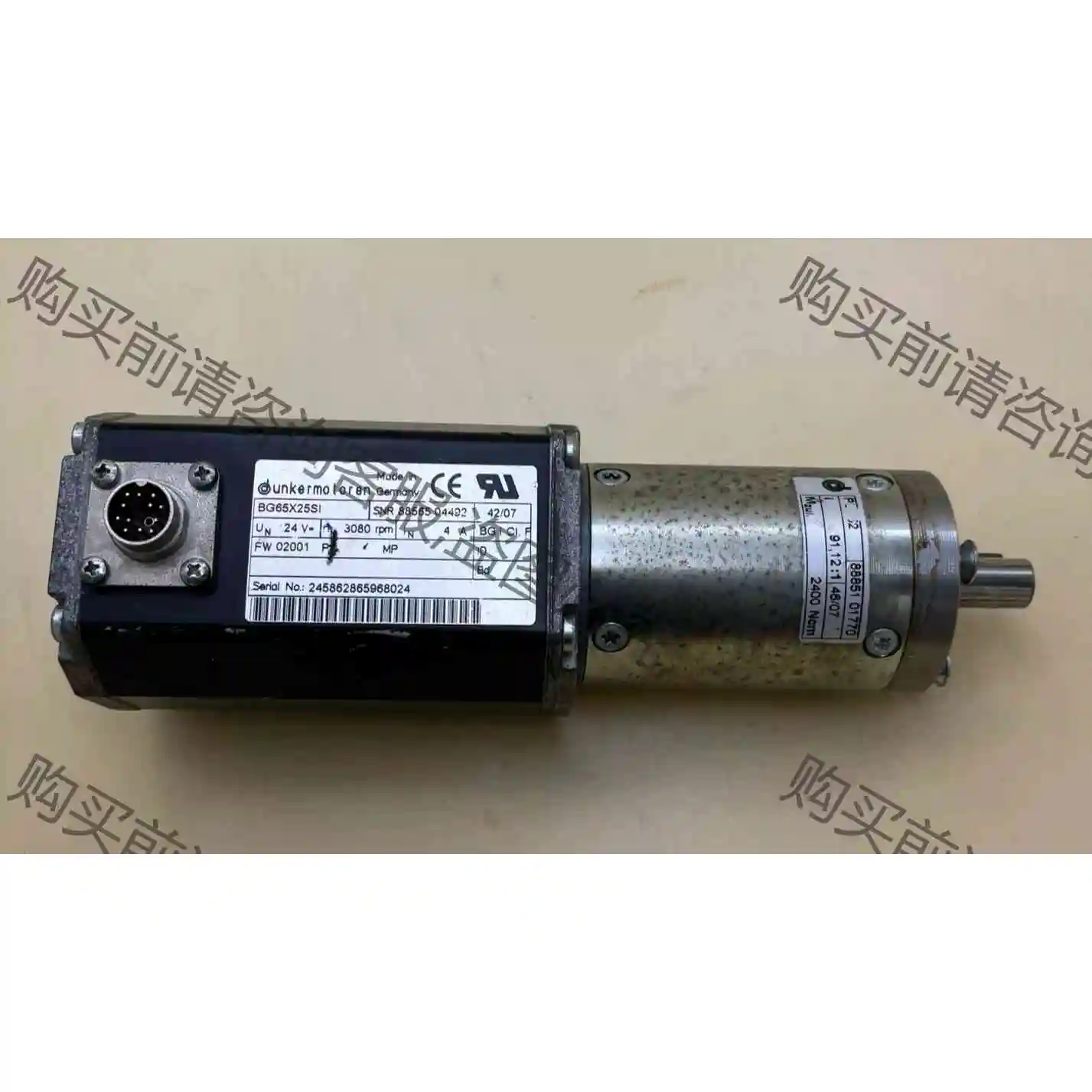 德恩科 BG65X25SI 配PLG25 91.12:1减速 议价 品质保证