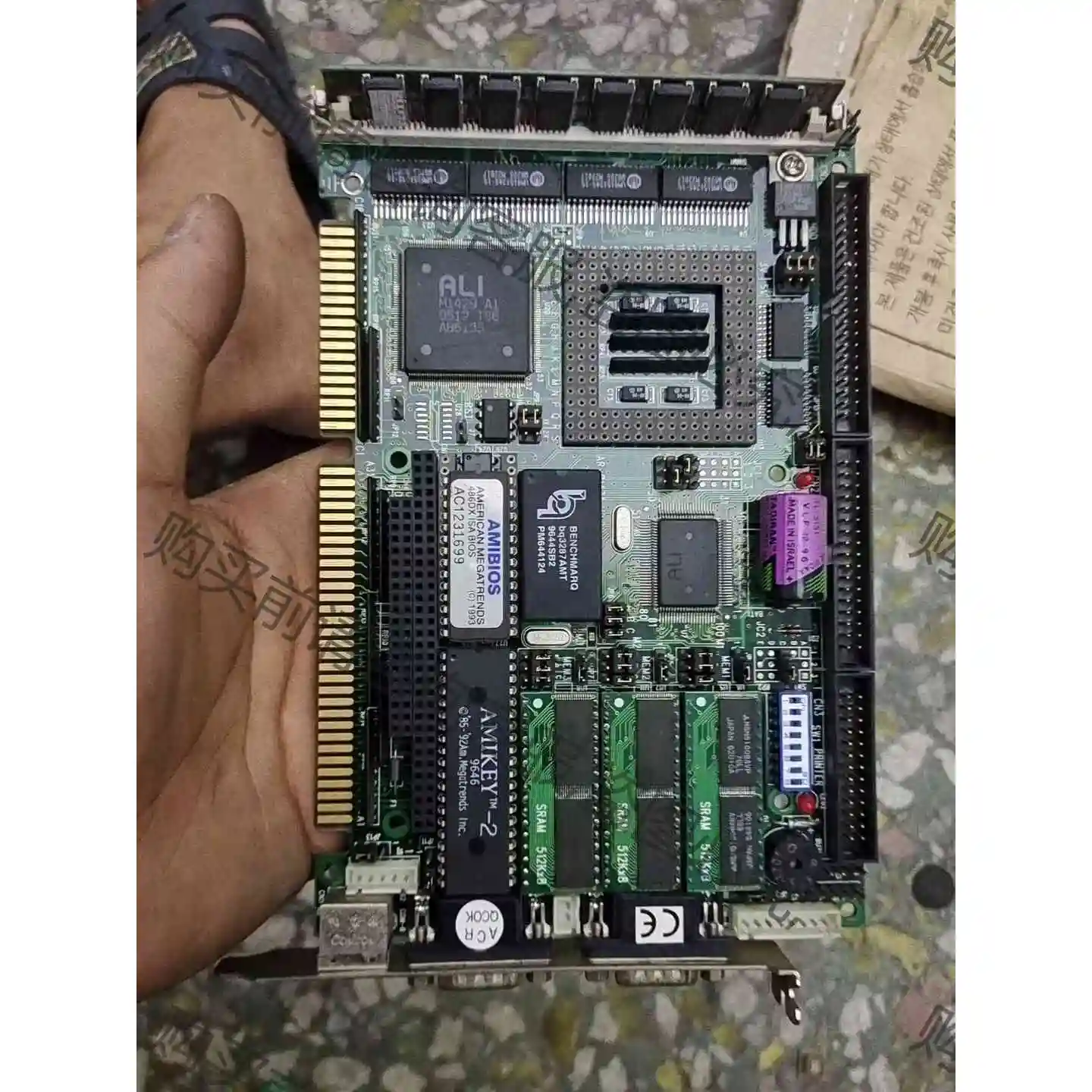 AR-B1474 VER:V2.0 486工控主板半长卡，二 议价 品质保证