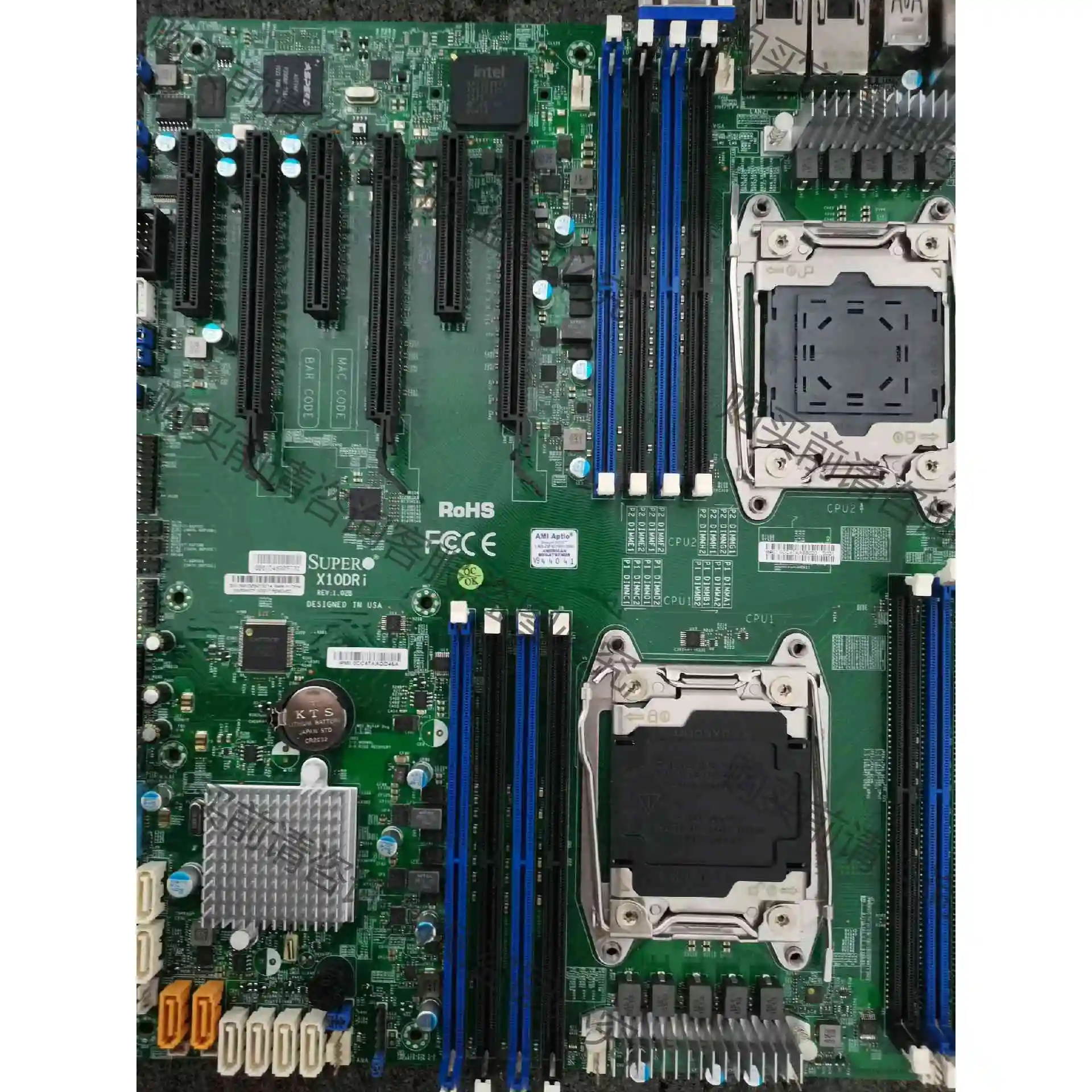 超微X10DRI 双路服务器主板 x99主板 议价 品质保证