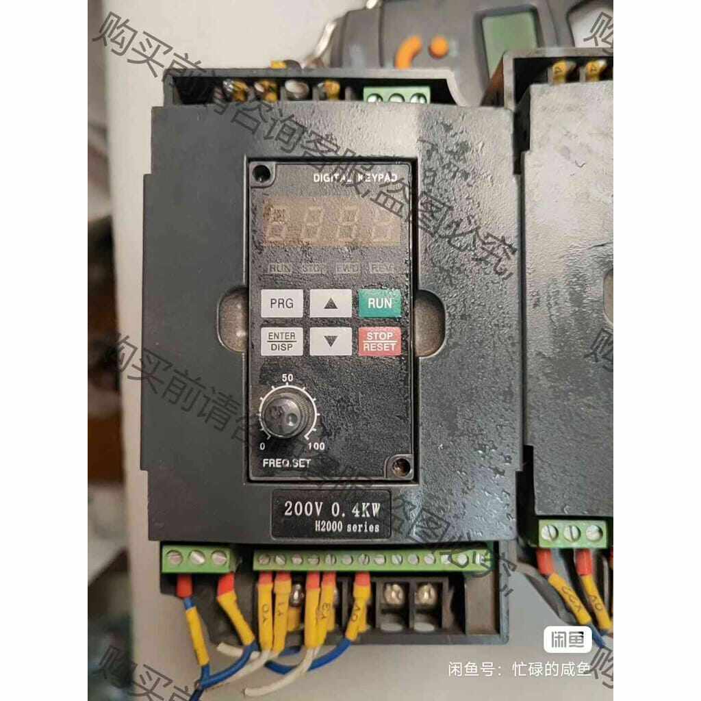 功能正常议价 二手拆机众辰变频器H2200A00D4K，0.4KW/220