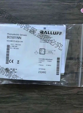 全新原装正品 巴鲁夫 BOS01NN 传感器 BOS 08E 议价 品质保证