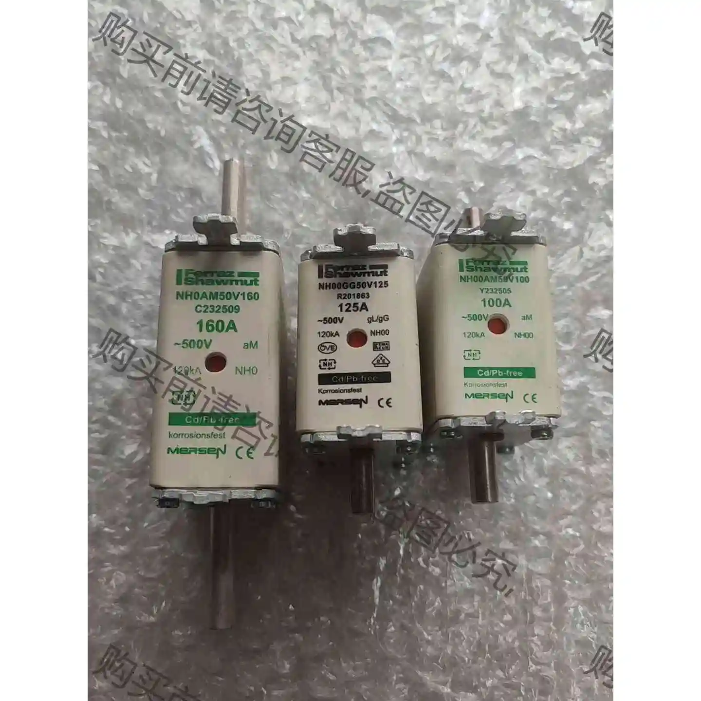 FERRAZ 熔断器 NH0AM50V160 NH00AM5 议价 品质保证