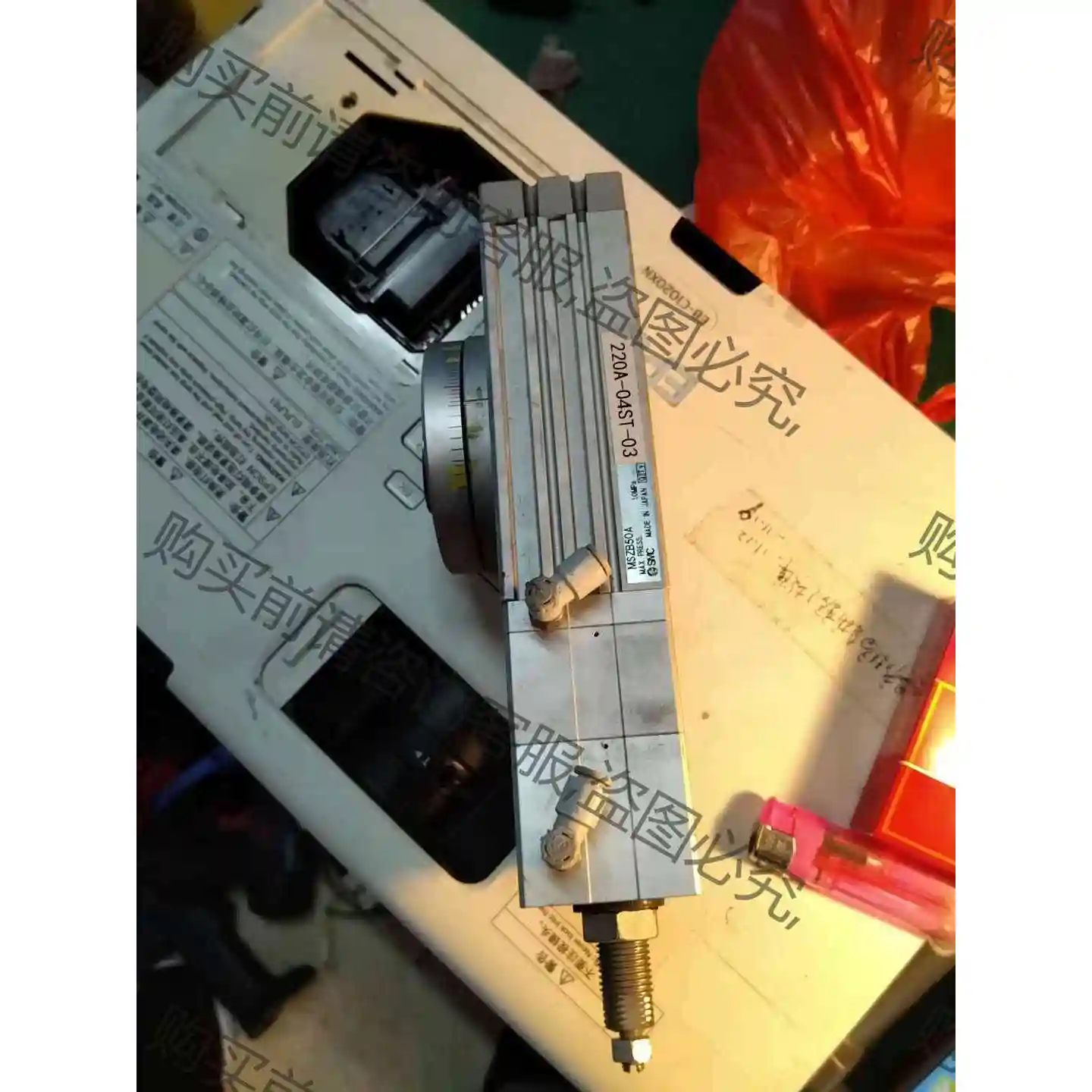 拆机SM气缸一条,型号MSZB50A,成色还好,需要的私聊 议价 品质