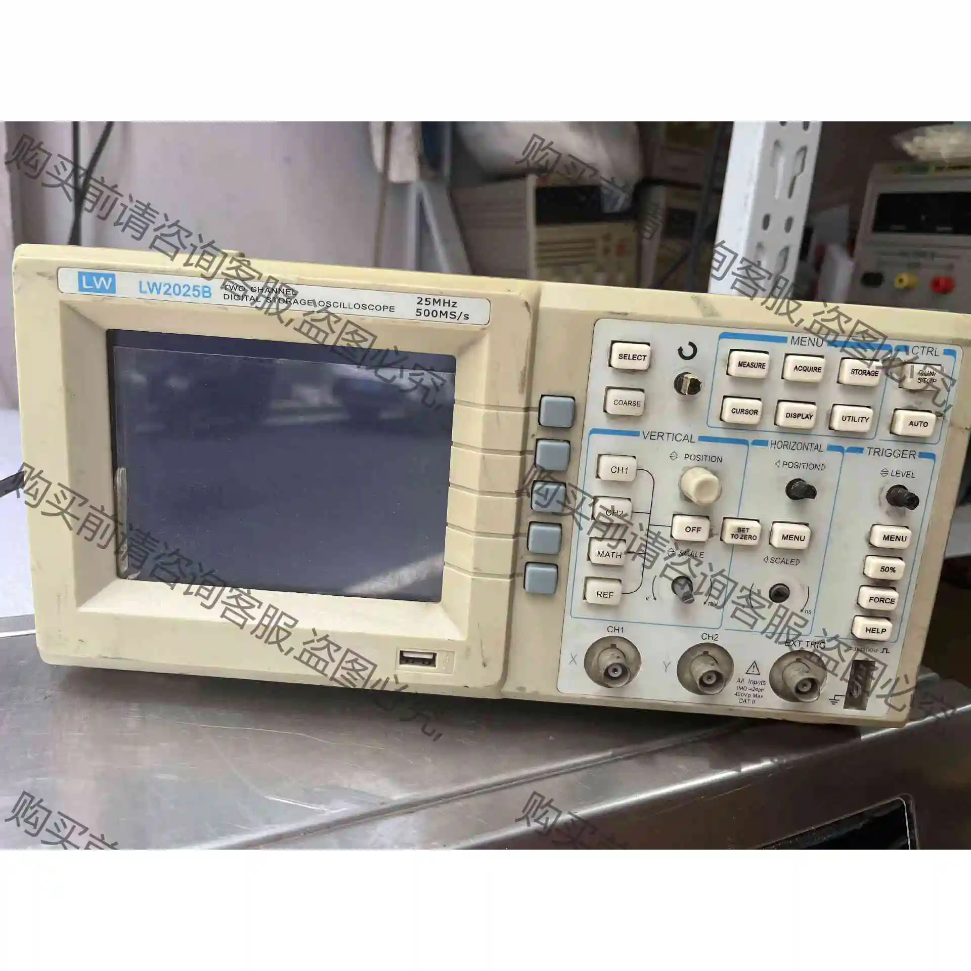 LW龙威 LW2025B数字示波器 25MHz 500MS 议价 品质保证
