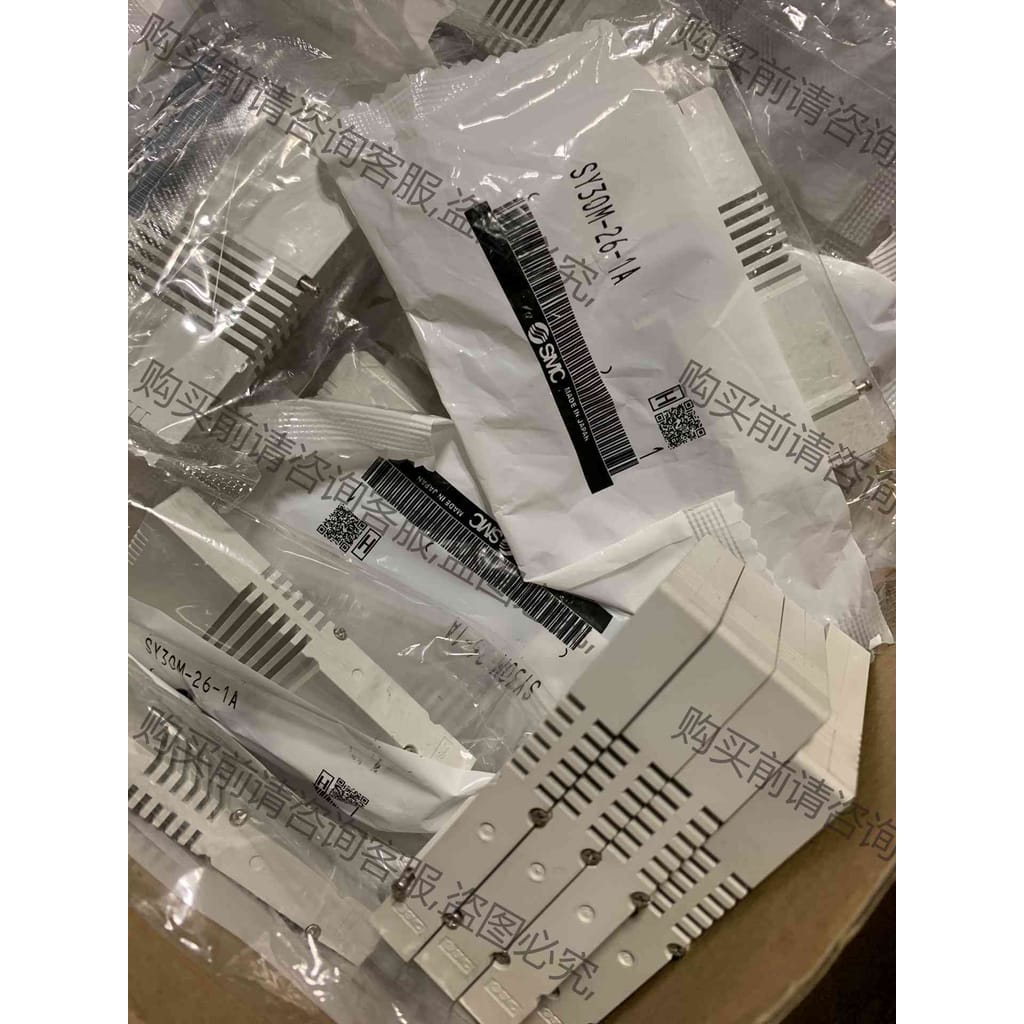 功能正常议价 SY30M-26-1A smc阀岛底板盖板，原装全新，二