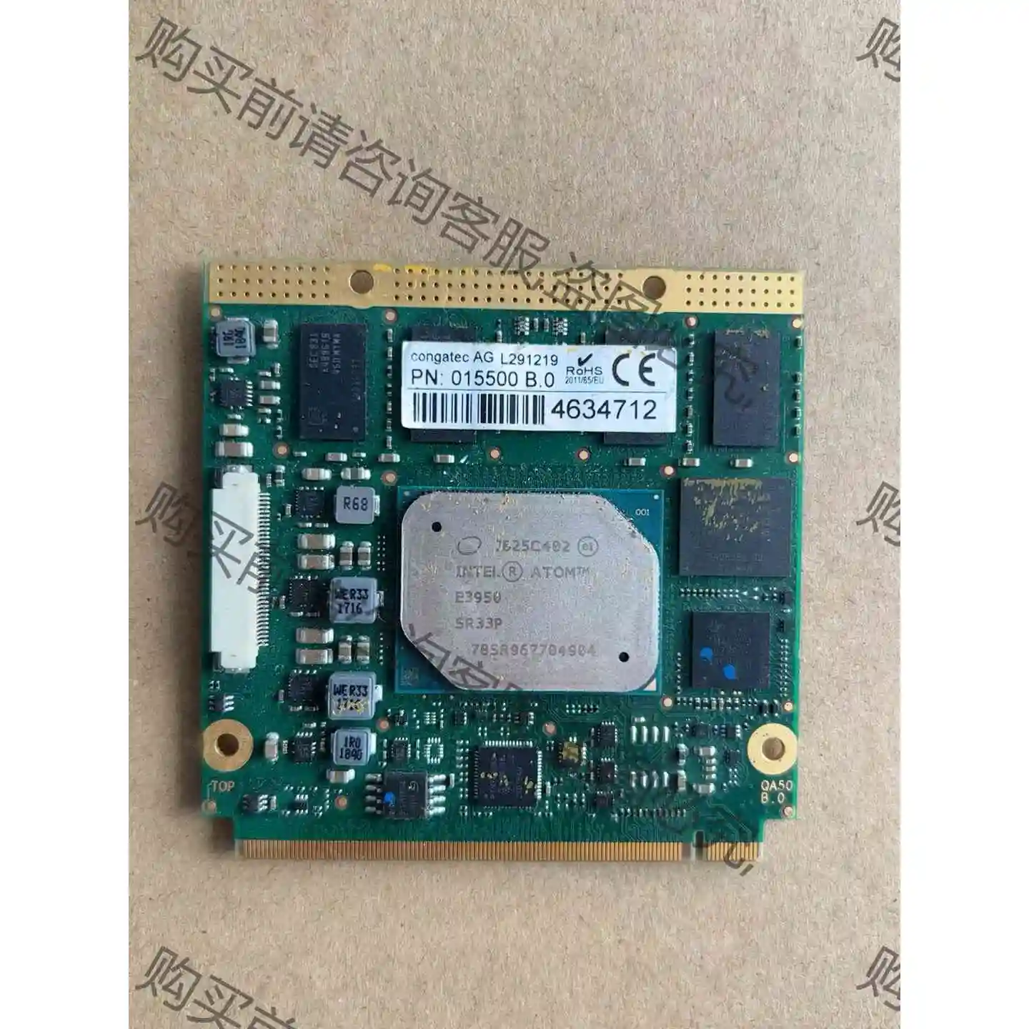 congatec QA50 主板 AG L291219 PN 议价 品质保证
