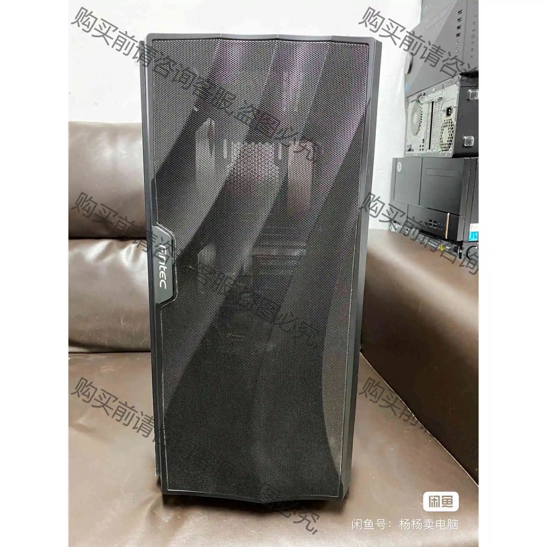 安钛克DF700 360机箱水冷玻璃侧透游戏主机箱黑 议价 品质保证