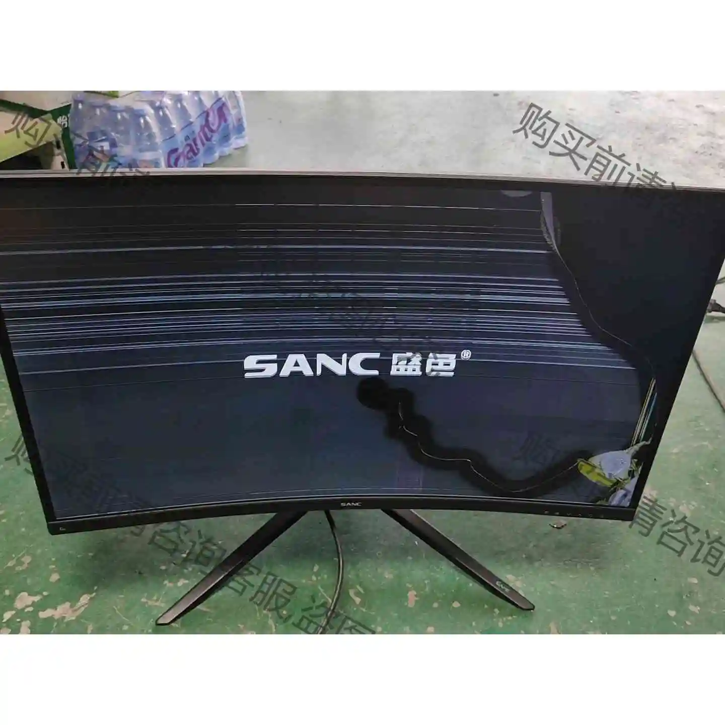 SANC 27寸显示器 曲屏 2738 M2738QPC 议价 品质保证