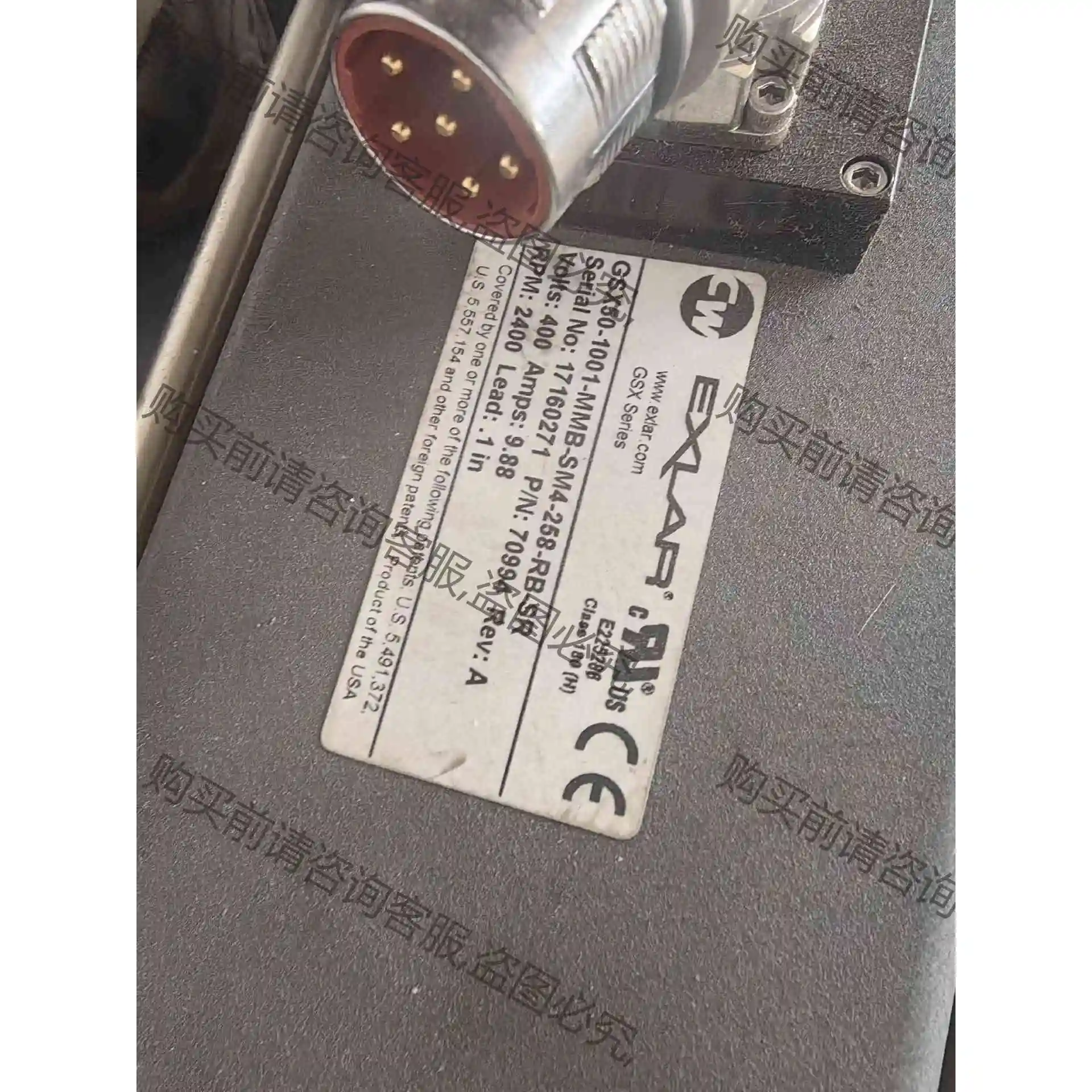 美国 EXLAR 电动推缸 伺服推力缸 电缸 GSX50-1 议价 品质保证