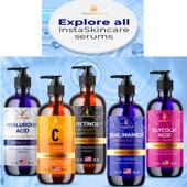 美国直邮InstaSkincare透明质酸提亮肤色减少细纹滋润抗老精华液