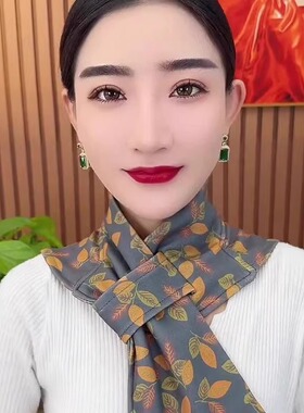 新款时尚德绒带兜护颈围脖保暖围巾防寒百搭脖套防风护颈围脖
