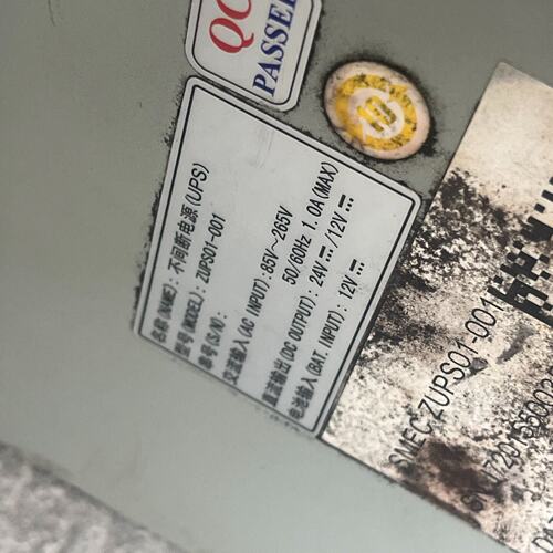议价三菱电梯间断电源：型号ZUPS01-001一台！成色如图！