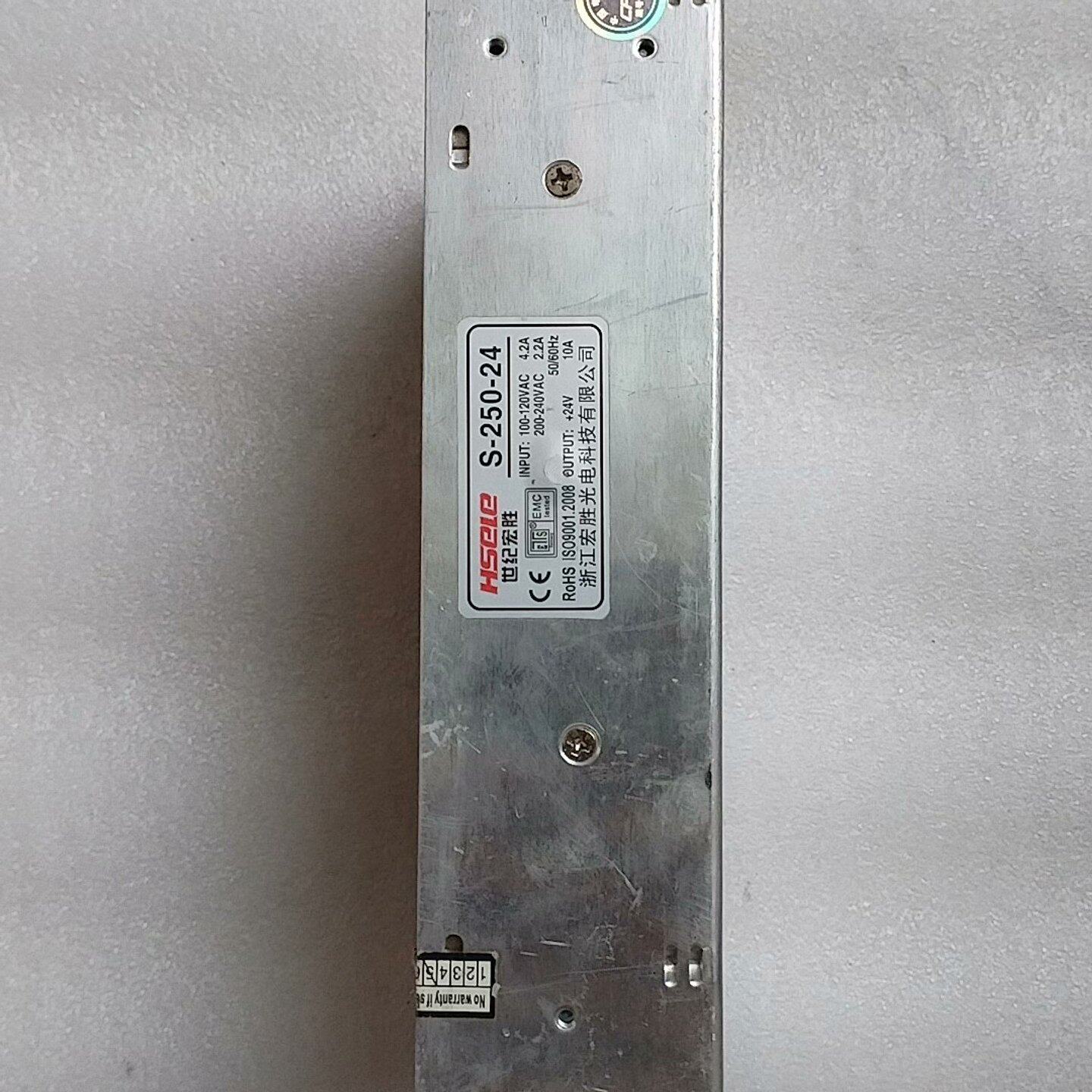 议价世纪宏胜HSELE S-250-24开关电源，输入100-2
