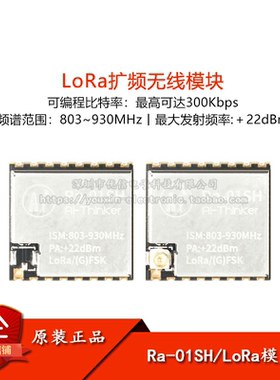 LoRa无线射频模块SX1262芯片803-930MHz超低功耗Ra-01SH/LoRa模组