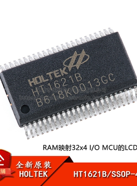 原装正品  HT1621B SSOP-48 RAM映射32*4 LCD控制器芯片I/O MCU