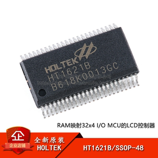 原装正品  HT1621B SSOP-48 RAM映射32*4 LCD控制器芯片I/O MCU
