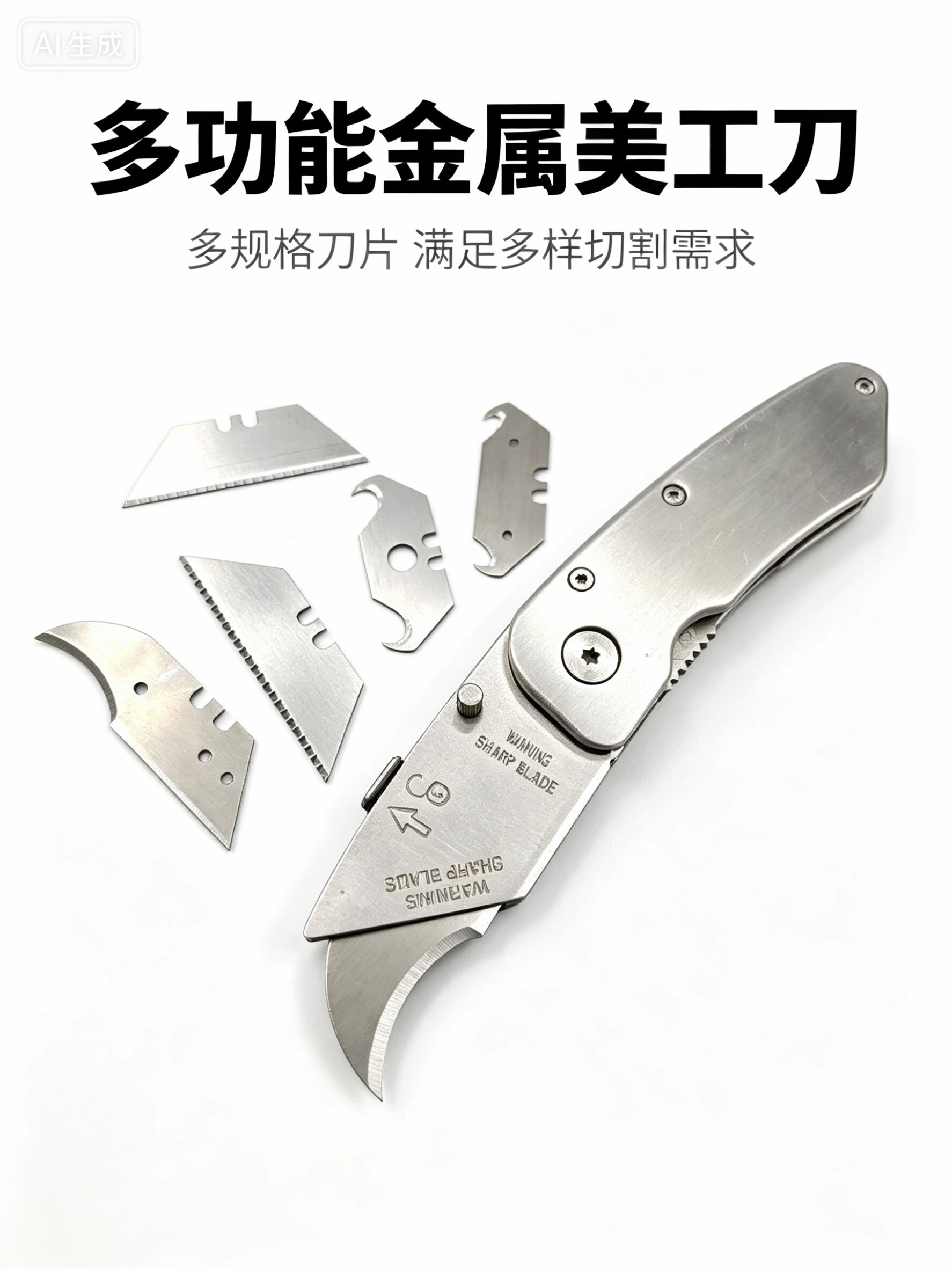 美工刀重型折叠刀钩勾刀牛角刀片剥线壁纸刀架电工刀塑料切割梯形