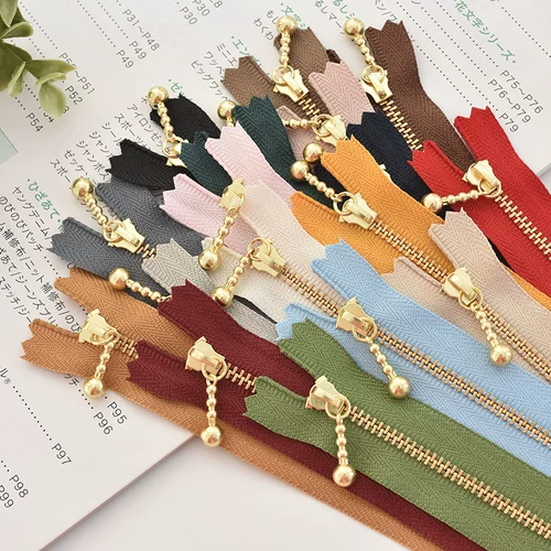Япония Ykk Gold Drop Head № 3 закрытая металлическая молния 16cm25cm сумка Diy ручной работы 21 цветовой доход