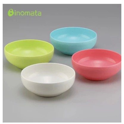 日本进口 inomata 创意厨房 塑料小饭碗收纳碗 糖果色可爱碗 1182