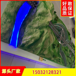 沙漠高速公路沙盘模型定做立交桥路桥建设工程施工沙盘模型定制