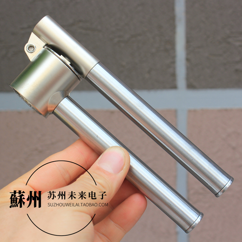 加厚304不锈钢压蒜器 手动蒜泥器 压姜汁蒜蓉器夹蒜器 蒜泥器