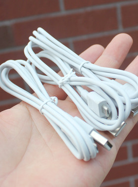 5X线 安卓手机micro usb口 2A白色数据线 快速充电线 1米 TPE软线