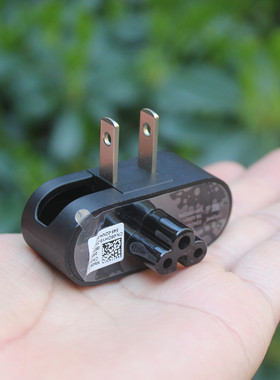 适用戴尔DELL XPS 13 12超极本电源充电器折叠转换插头梅花转两插