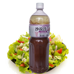 休比日式口味沙拉汁1.5L寿司油醋汁水果蔬菜沙拉凉拌咸口味调味料